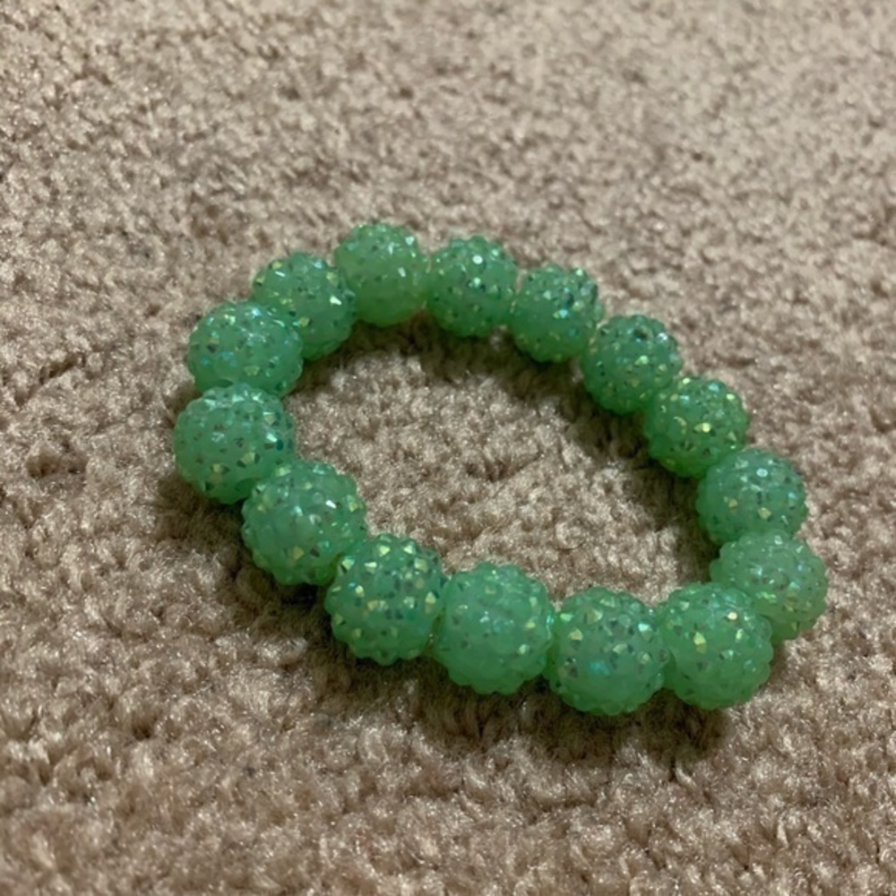 Mint Green Sparkly‎ Bracelet